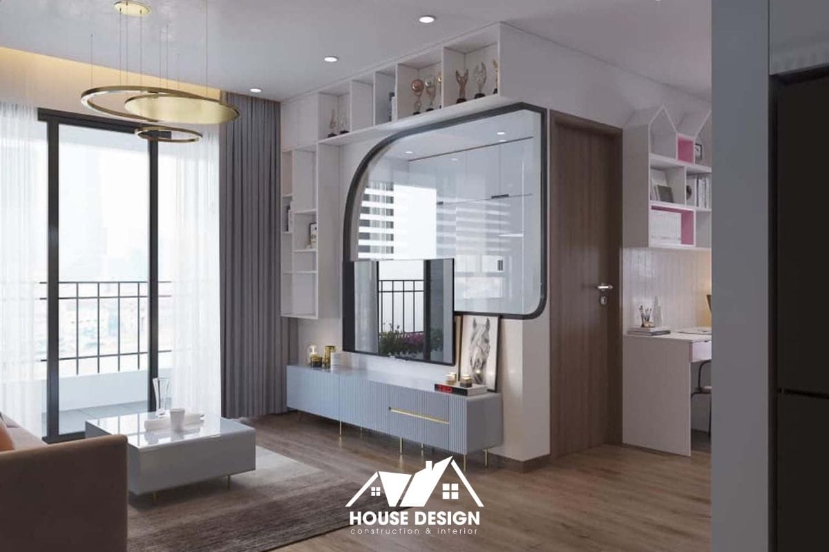 Căn hộ 2 phòng ngủ hoàn thiện nội thất hiện đại sang trọng