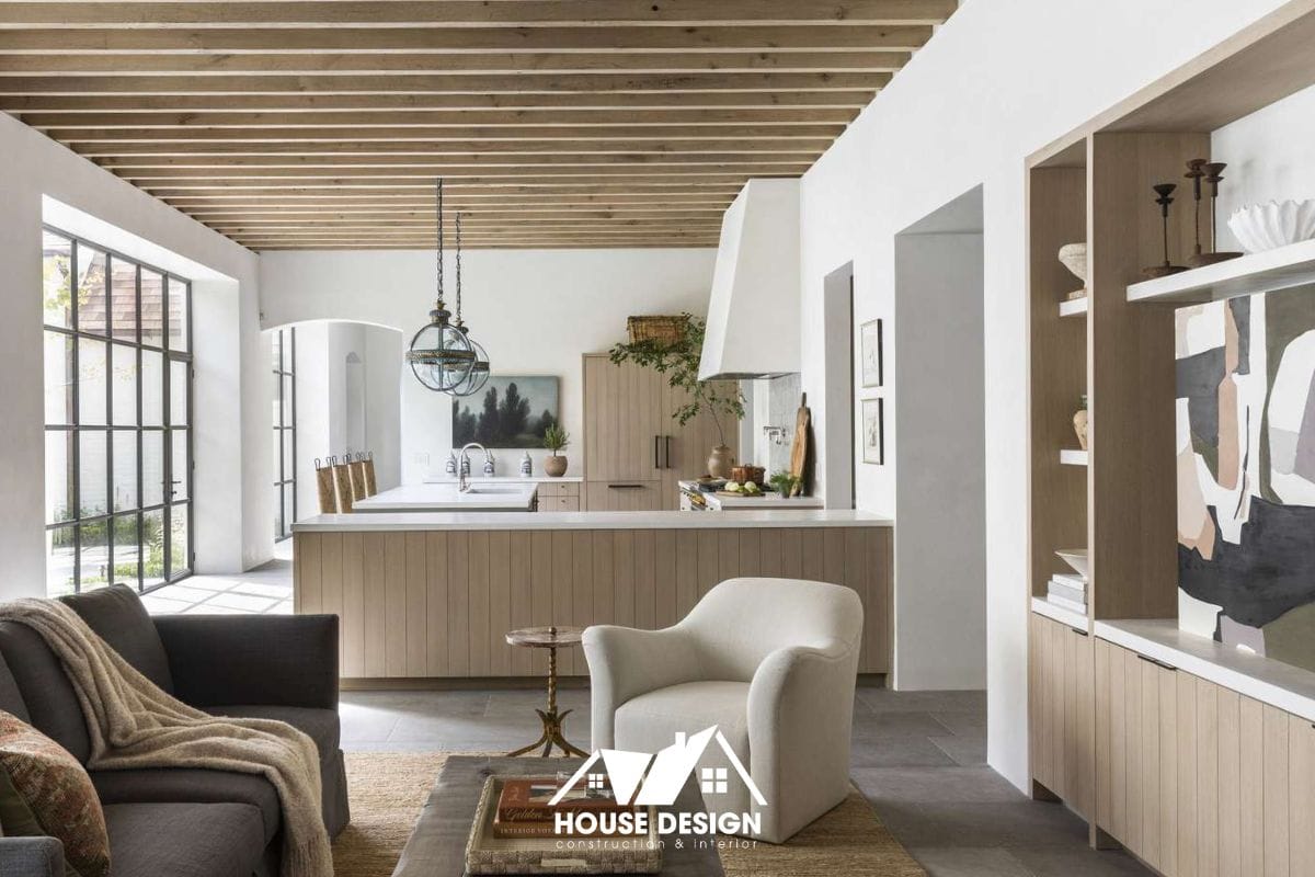 Thiết kế không gian mở trong nội thất phong cách hiện đại