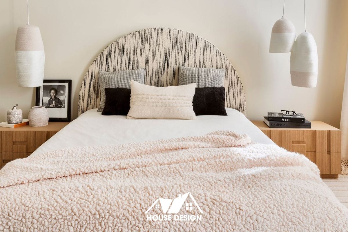 Phòng ngủ chung cư tối giản, yên tĩnh và riêng tư