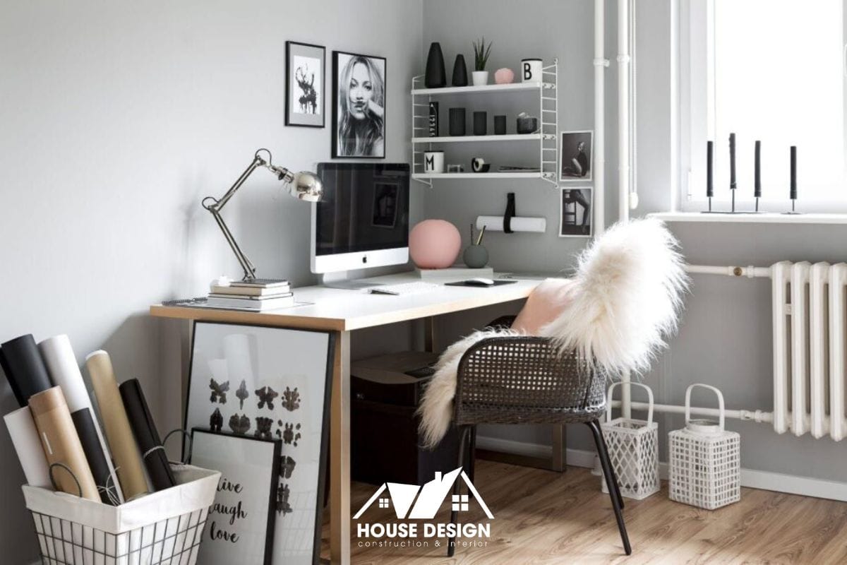 không gian làm việc phong cách Scandinavian