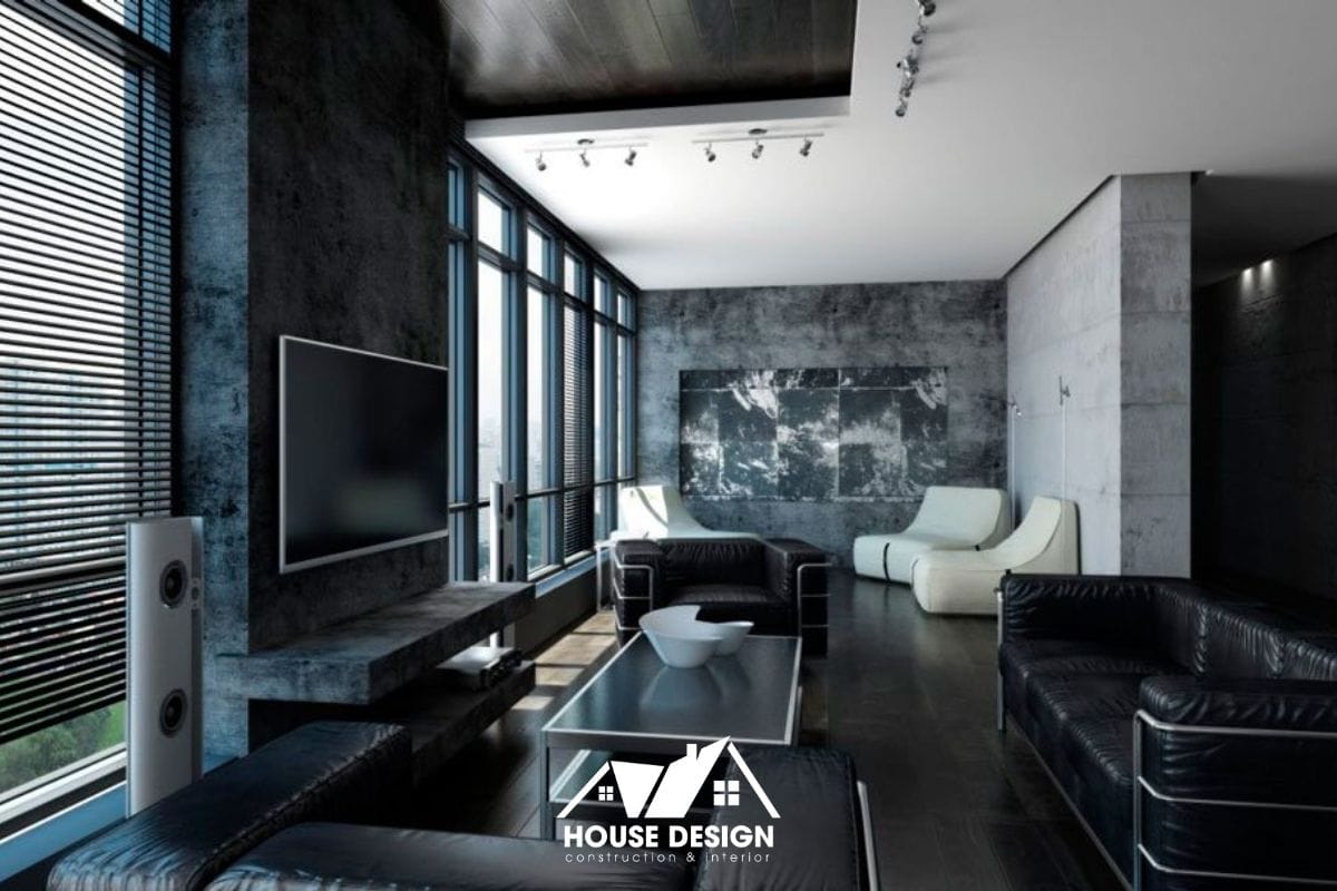 Phong cách Luxury Industrial HiTech cho biệt thự hiện đại