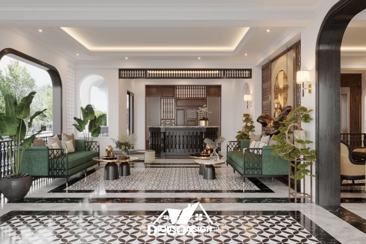 Nội thất phong cách Đông Dương kết hợp Á Đông và Pháp thuộc