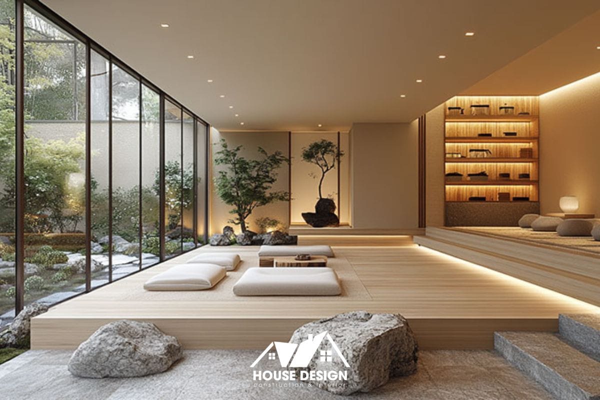 Thiết kế nội thất phong cách Zen Nhật Bản cân bằng và tĩnh tại