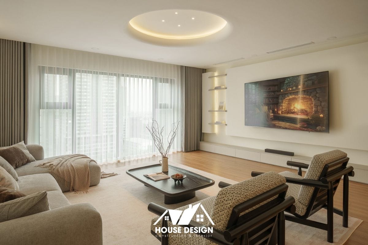 Căn hộ phong cách tối giản với ánh sáng tự nhiên