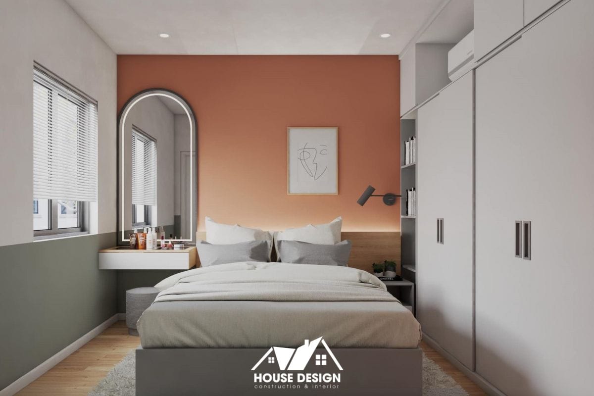 thiết kế phòng ngủ nhỏ 9–12 m2 sáng và gọn gàng