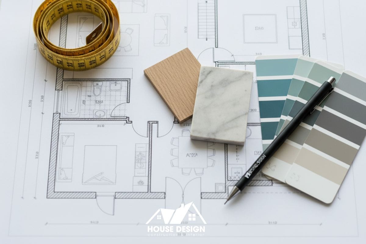 Quy trình khảo sát và đo đạc chi tiết, bước đầu tiên trong kinh nghiệm thiết kế nội thất chung cư chuyên nghiệp.