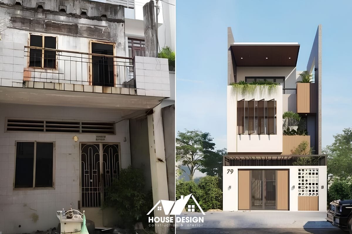 Những vấn đề khi cải tạo nhà 2 tầng cũ & cách tối ưu chi phí