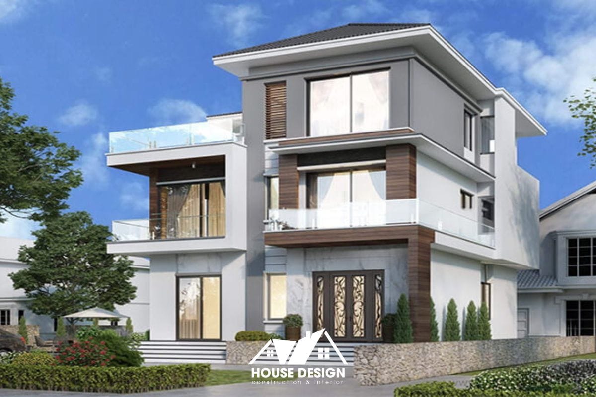 Biệt thự hiện đại tại miền Bắc được thi công trọn gói bởi House Design năm 2025