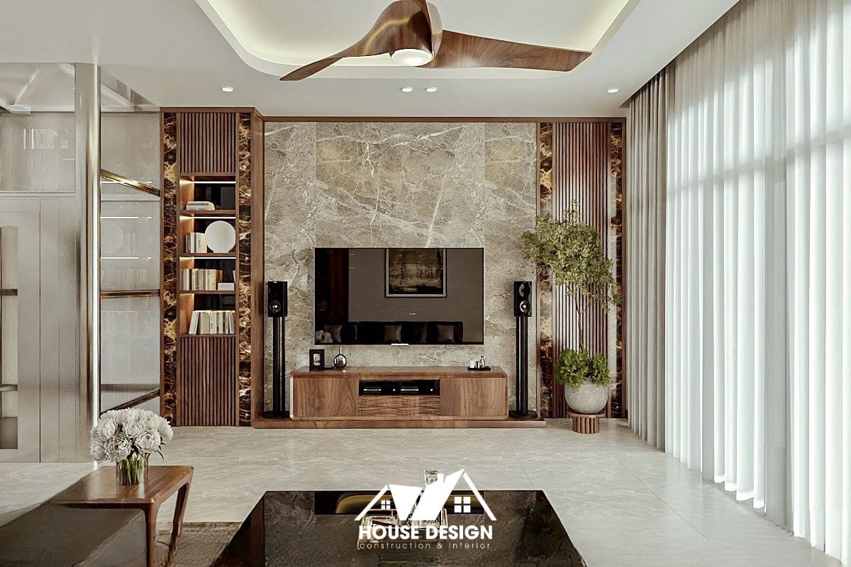 Không gian nội thất biệt thự hiện đại sang trọng và tiện nghi