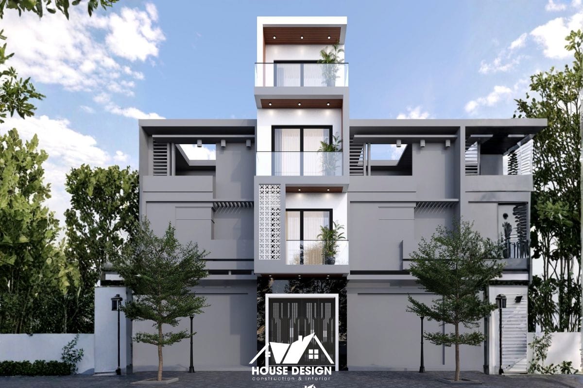 Công trình nhà phố hoàn thiện sau dịch vụ sửa nhà trọn gói Bắc Ninh của House Design