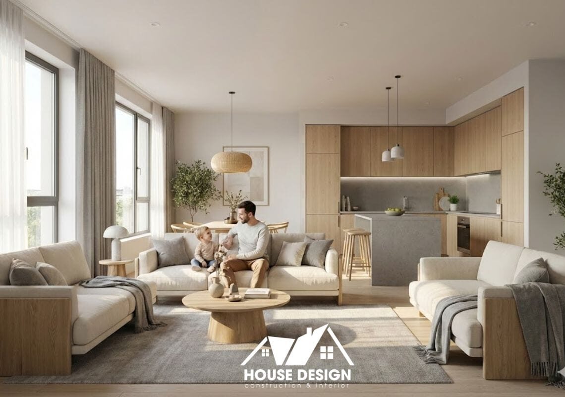 tổng hợp mẫu thiết kế nội thất chung cư 1 phòng ngủ đẹp hiện đại cho gia đình nhỏ - House Design