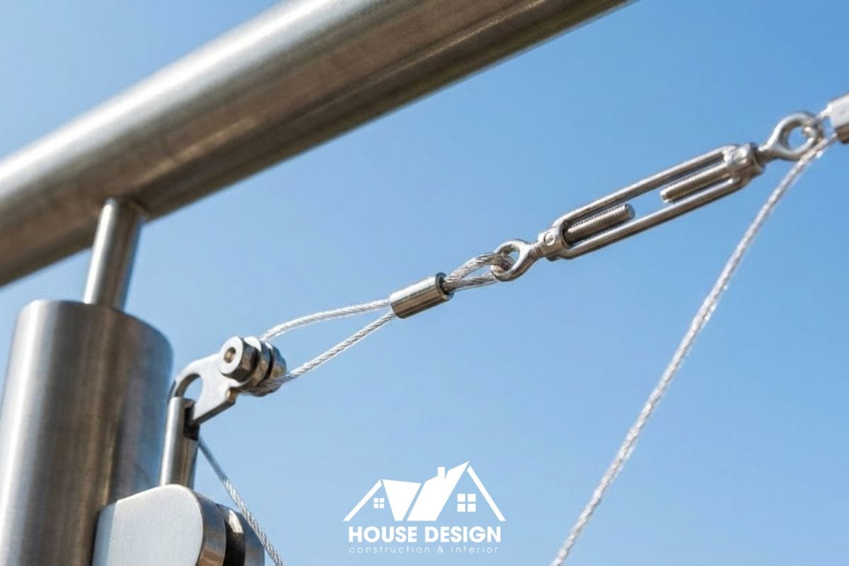 Lắp đặt lưới an toàn bảo vệ ban công chung cư.