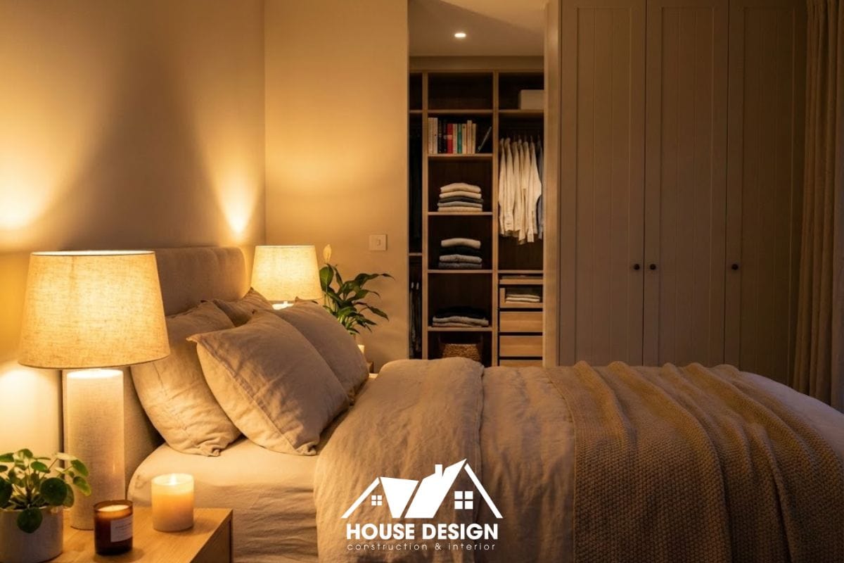 Không gian phòng ngủ ấm cúng, hoàn thiện tinh tế mang lại giấc ngủ ngon sau khi cải tạo.